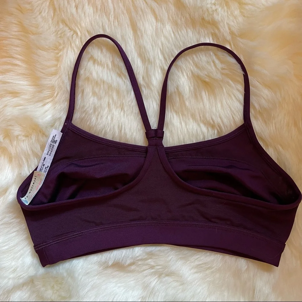 Free People Movement - Deep Purple Refined Mesh Sports Bra - S - Picture 4 of 7